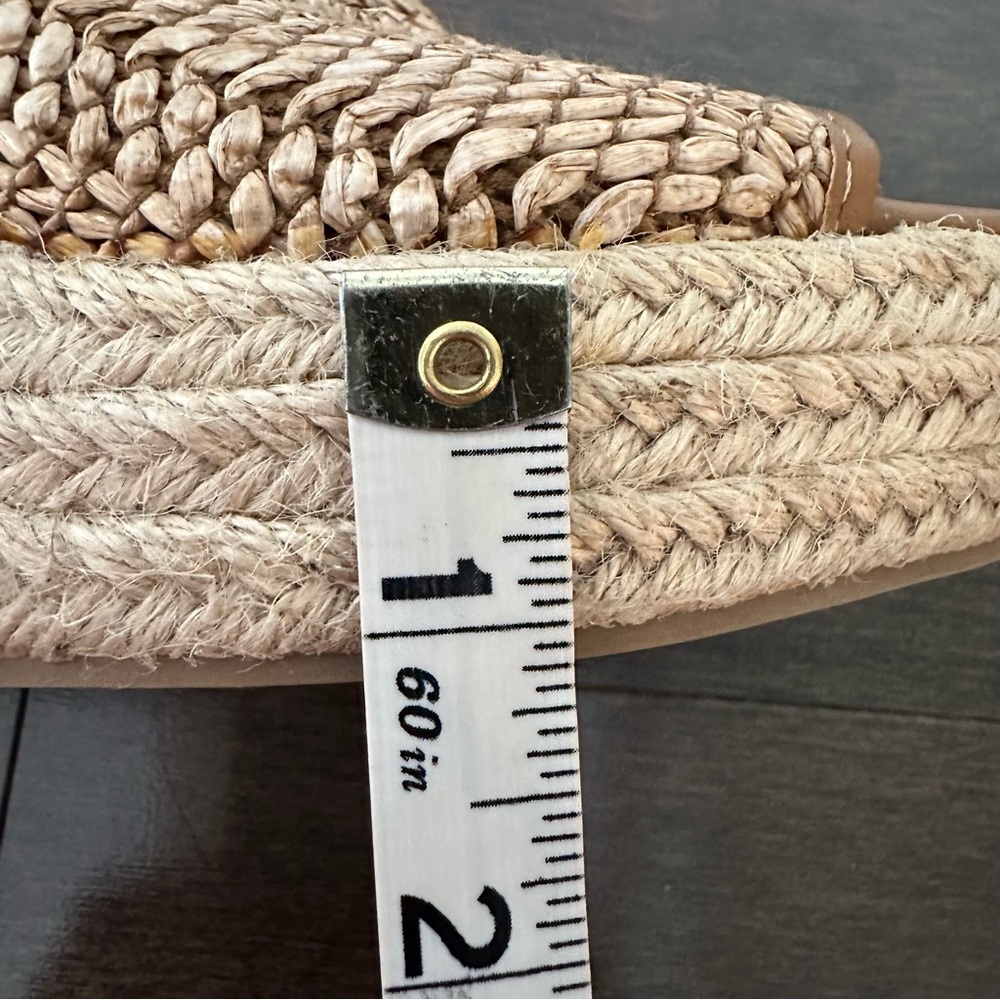 Steve Madden Lorant Raffia Espadrille Wedge Sandals Boho Ankle Strap Platform‎ 8 - Picture 9 of 10